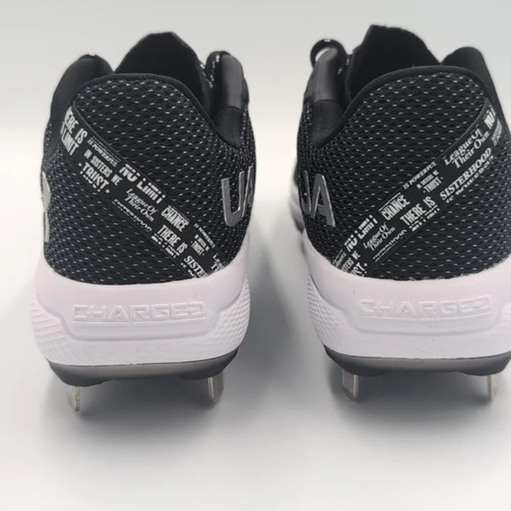 Under Armour Glyde 2.0‎ Shoes Women's 8 Metal Fastpitch Softball Cleats Black UA